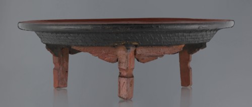 Ritual vessel, gift, Burmese art, Burmese culture, religious rites. Tray with a fluted surface