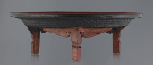 Ritual vessel, gift, Burmese art, Burmese culture, religious rites. Tray with a fluted surface