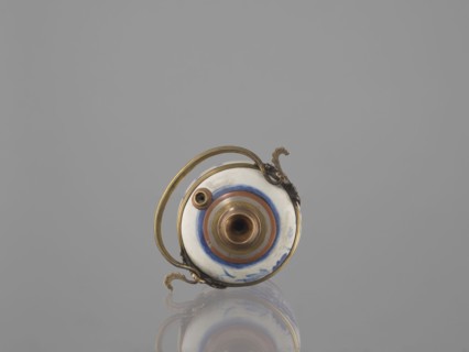 Water pipe, lotuses, ducks, smoking accessories, Southeast Asia culture, ceramics, blue and white
