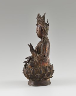 Guanyin, unknown creator; 18th century Qing dynasty 1644–1911, China; Chinese Buddhist sculpture;