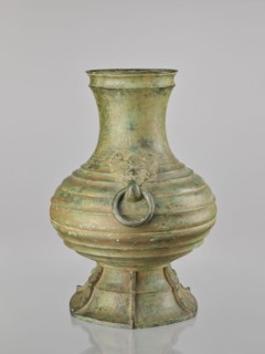 Hu-type vessel hu, Japanese, Bronze wine vessel, 1st half of the 20th century Meiji/Taisho periods,