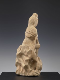 Guanyin with qilin, Chinese, Qing dynasty 1644–1911, 19th century, China, Chinese Buddhism