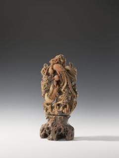 Phoenix with a dragon and a pearl on a base; unknown creator; Chinese; Qing dynasty 1644–1911; 18th