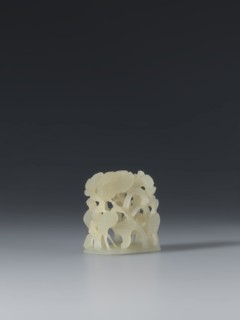 Ornament, early 17th century, China; jade; height 3.65 cm, width 3.2 cm, depth 2.5 cm. Ming