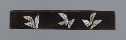 Lid, figural scenes, Chinese art, Chinese culture, Qing 1644–1911, trees, pines, lid made of black