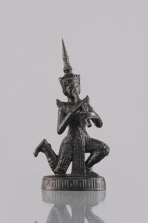 Musician figurine, Southeast Asian art, musicians, Southeast Asia culture, 1st half of the 20th