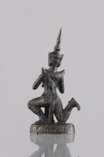Musician figurine, Southeast Asian art; musicians; Southeast Asia culture; unknown provenance; 1st
