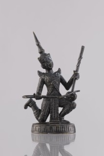 Musician figurine, Southeast Asia culture, art of Southeast Asia, 1st half of the 20th century