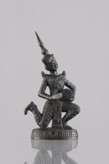 Musician figurine, Southeast Asian art, musicians, Southeast Asia culture, 1st half of the 20th