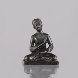 Musician figurine, Southeast Asia culture, musicians, musical instruments, 1st half of the 20th