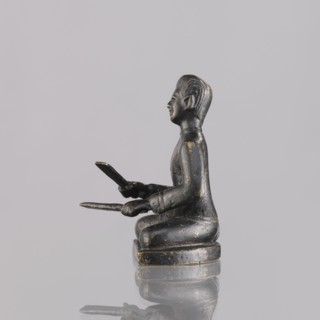 Musician figurine, Southeast Asia culture, musicians, musical instruments, 1st half of the 20th