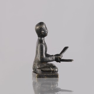 Musician figurine, Southeast Asia culture, musicians, musical instruments, 1st half of the 20th