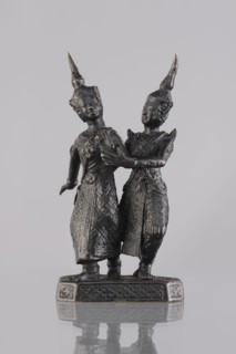 Figurines of a dancing couple, dance, Southeast Asia culture, art of Southeast Asia, 1st half of