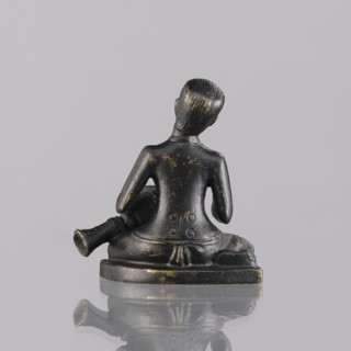 Musician figurine, Southeast Asian art, musicians, Southeast Asia culture, 1st half of the 20th