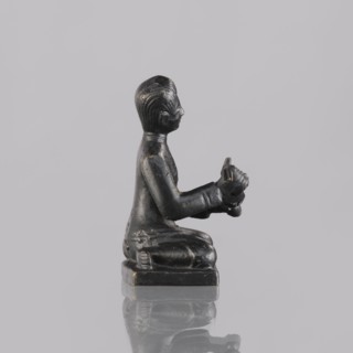 Musician figurine, creator unknown, Southeast Asian art, Southeast Asia culture, musicians,