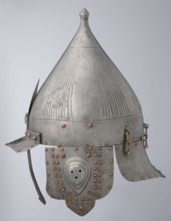 Helmet, creator unknown, Turkish, Ottoman dynasty 1299–1922, 16th century. Ottoman militaria