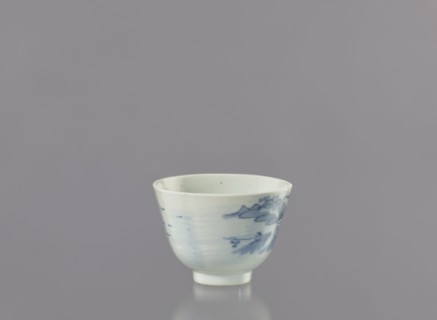 Bowl, Japanese, fishermen, seaside landscapes, bowls, landscape motifs, ceramics, unknown