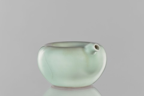 Water vessel, Chinese, Qing dynasty Kangxi period, 1662–1722. Ceramic celadon decorative vessel