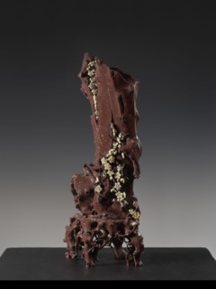 Vase on base, Chinese art, Chinese culture, Qing 1644–1911, huaniao style, plum trees, birds and