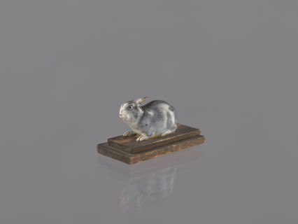 Rabbit, ceramic figurine/sculpture of a rabbit, unknown ceramicist, Japan, Meiji period 1868–1912,