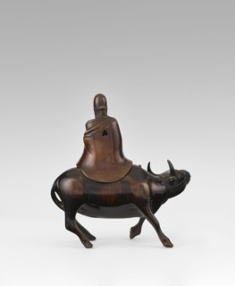 Shoulao on a buffalo - incense burner, creator unknown, Chinese, 19th century Qing, 1644–1911,