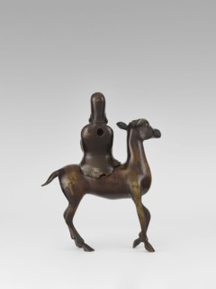 Shoulao on a deer — incense burner; creator, sculptor; Narozno Eckersdorf provenance; deer; Chinese