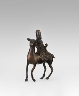Shoulao on a deer — incense burner, deer, Chinese art, Chinese culture, Taoism, incense burner