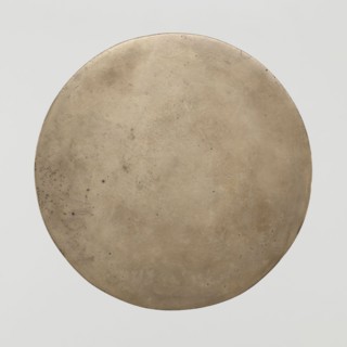 Mirror, Chinese, Qing dynasty 1644–1911, 19th century. Bronze mirror with birds and cranes and