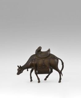 Mule with saddle — incense burner; maker, Qing 1644–1911, 19th century, China; Chinese art;