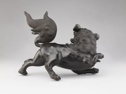 Censer — lion; maker, Chinese; Qing dynasty 1644–1911; ceremonial/ritual vessel; iconography: lion