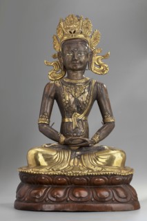Amitayus, Buddhist/Tibetan/Himalayan/Mongolian art; Himalayan and Mongolian culture; Buddha