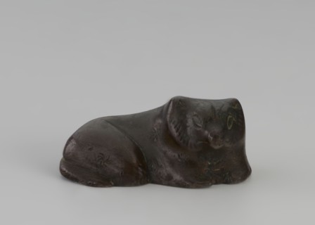 Paperweight, — Asian raccoon dog tanuki; maker, Chinese; Qing dynasty 1644–1911, 19th century;