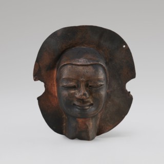 Head, unknown provenance; Tibetan culture; monks, disciples; Tibetan Buddhist art, Buddhist art;