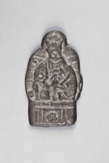 Thogcha with a representation of a human figure; maker, Himalayan Tibetan Buddhist art; amulet/cult
