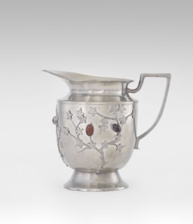 Jug; maker, plant ornament, fruit ornament; Chinese; Qing dynasty 1644–1911, 19th century; applied