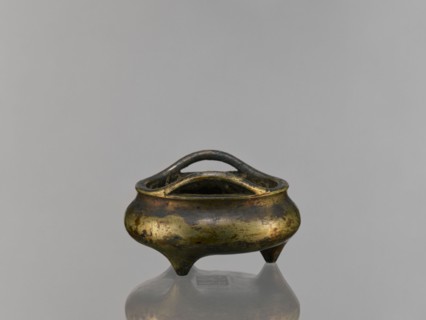 Li-type incense burner, Chinese, ceremonial/ritual vessel in Li-type form, Ming style, Qing