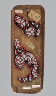 Monk on Horseback Under a Tree — decorative panel;, Chinese; horses and monks iconography;