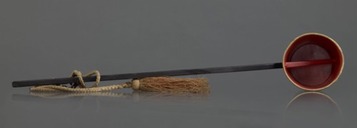 Ritual ladle, Chinese, Qing dynasty 1644–1911, late 19th century. Buddhism ritual vessel, painted