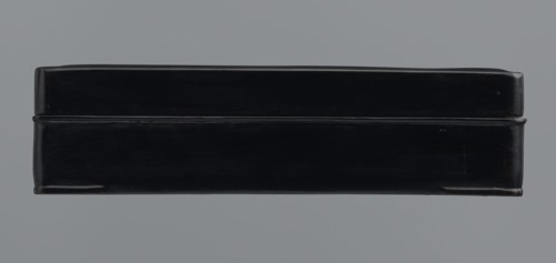 Ink stone box, ink; container., Materials: ink. Culture: Chinese, Japanese. Date: 19th–20th century