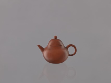 Teapot with lid, Chinese art, Chinese culture, Qing 1644–1911, ceramics, teapots, Yixing style, tea