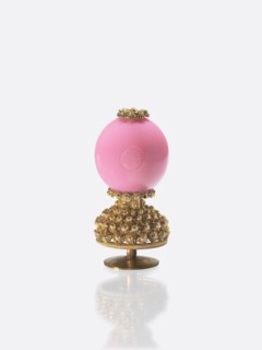 A button for a semi-official cap of an official between the seventh and ninth rank;, Qing dynasty