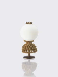 Button for a semi-official cap of a sixth-ranking official., Chinese art; Chinese culture. Qing