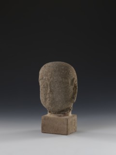 Head of a monk Buddha?, unknown sculptor, buddha iconography, Chinese art, Chinese culture, Ming