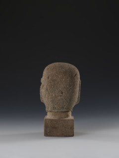 Head of a monk Buddha?, sculptor unknown, buddha iconography, Chinese art, Ming 1368–1644, Chinese