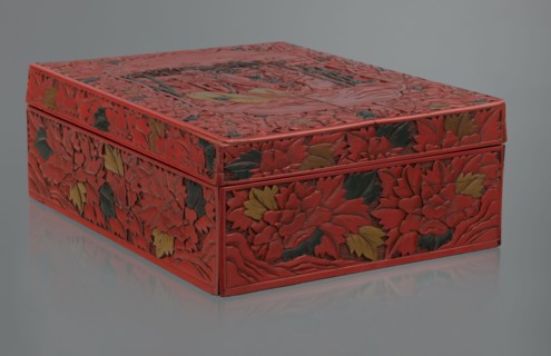 Box with a lid, Chinese art, Chinese culture, figural scenes, floral motifs, Qing 1644–1911,