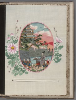 Album of photographs and postcards; Japanese art; Meiji period late 19th century, 1868–1912;