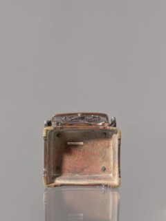 Incense burner kôro with cover, Japanese, Meiji 1868–1912. Incense burner in the shape of a cuboid