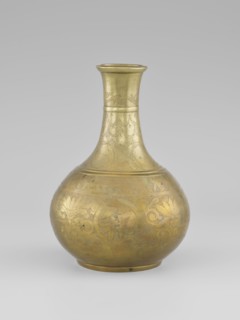 Vase — bottle; maker,  noted; Chinese art; Chinese culture; Qing dynasty 1644–1911; decorated with