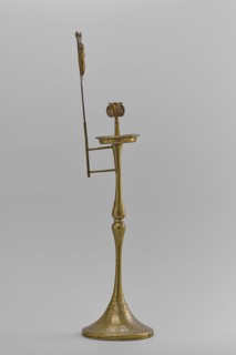 Candlestick, Early 20th century, Korea. Candlestick on a round base transitioning into a
