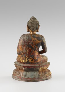 Buddha, Qing dynasty 1644–1911, 18th century, China, Chinese Buddhist art; sculpture/figurine of